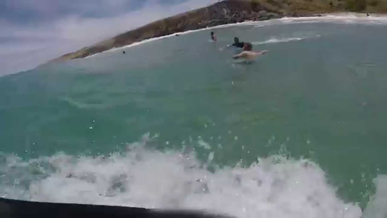 Bodyboarding at Petrel Cove South Australia Go Pro