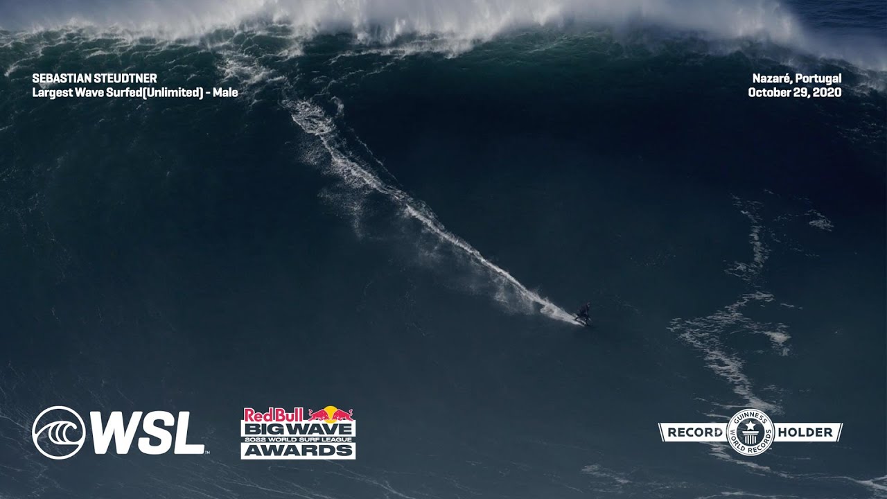 Sebastian Steudtner GUINNESS WORLD RECORDS™ Title For The Largest Wave Surfed (unlimited) – male