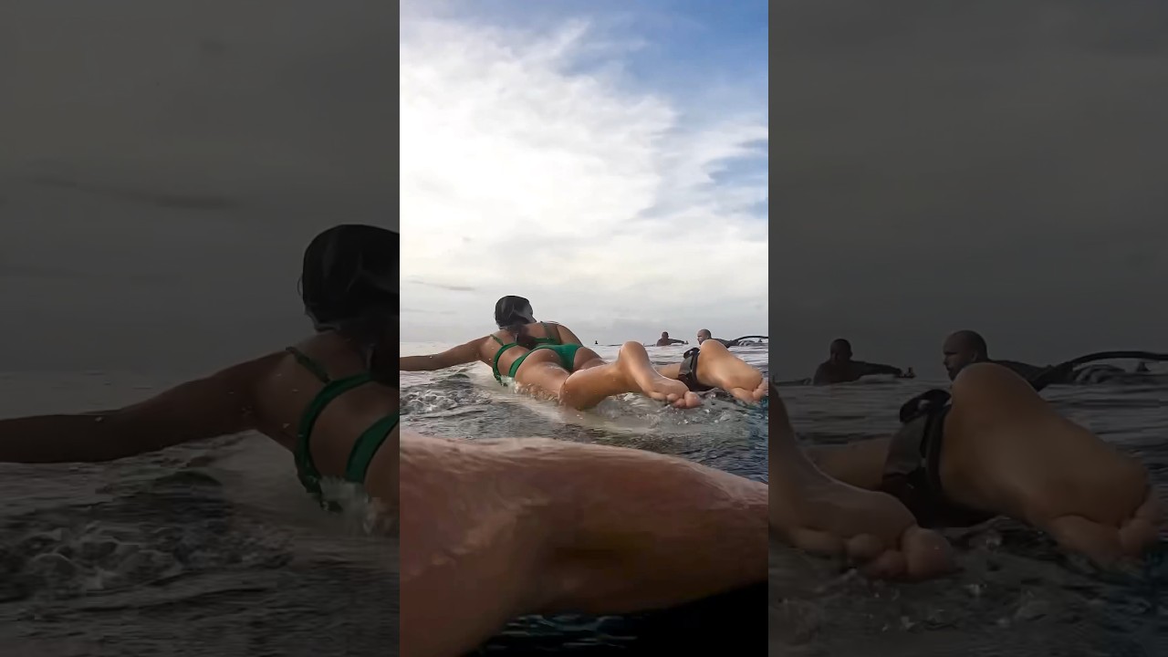 Local surfer kicks surfboard at me | Bali POV