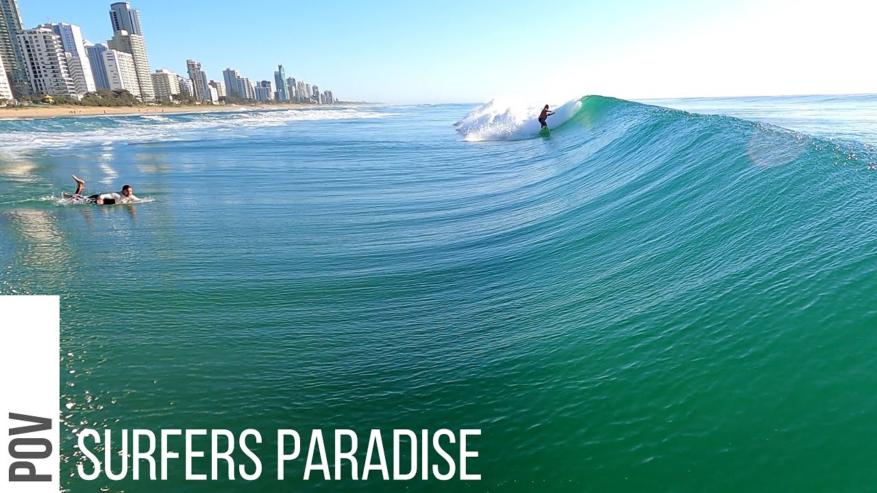 Surfing Super Smooth Waves – Surfers Paradise and Straddie