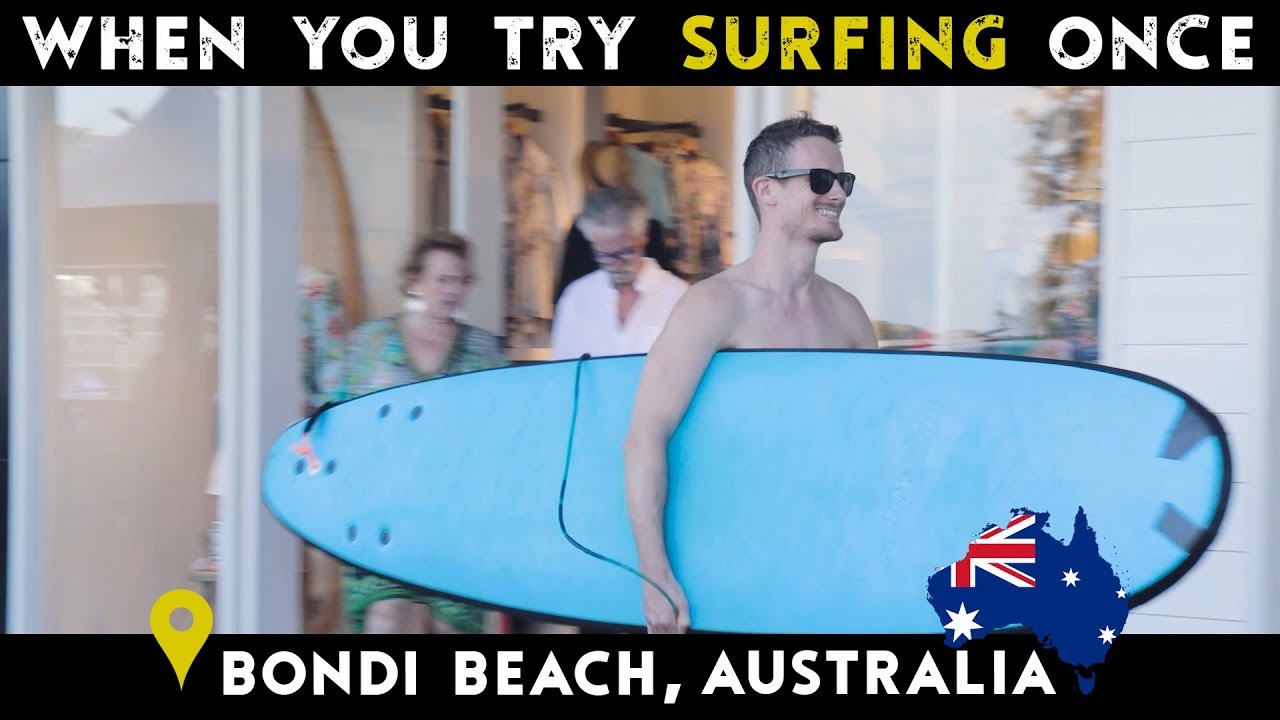 When You Try Surfing Once | Bondi Beach, Australia