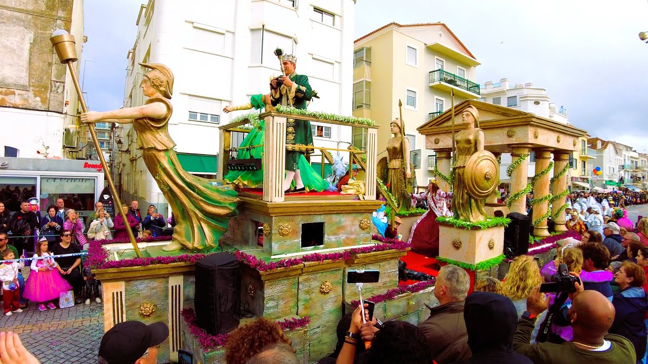 Nazaré Carnival 2024 Street Parade portugal 4k Surf Check