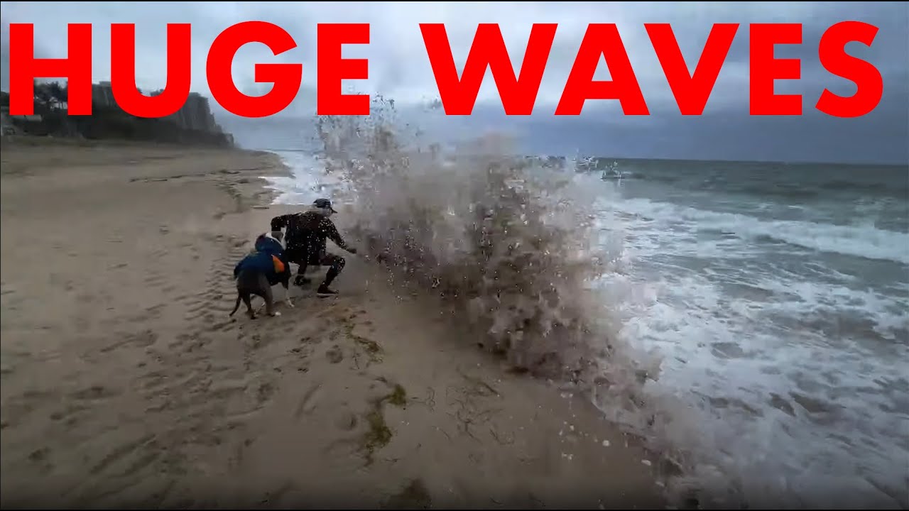 Huge Waves LIVE Fort Lauderdale Beach Storm Walk Feb 4, 2024