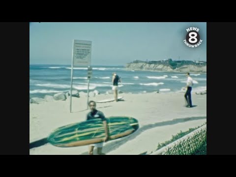 Surfing at San Diego’s Tourmaline Surf Park in 1969