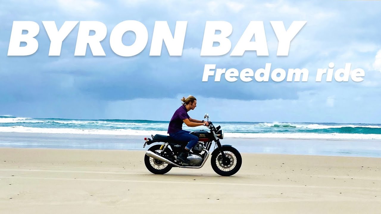 BYRON BAY motorcycle ride – a perfect day with my son on my Harley Davidson and his Royal Enfield