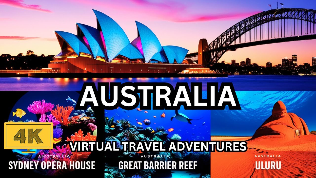 Australia 4K  Scenic Adventure With Calming Music For Restful Sleeps And Relaxation Beautiful Nature