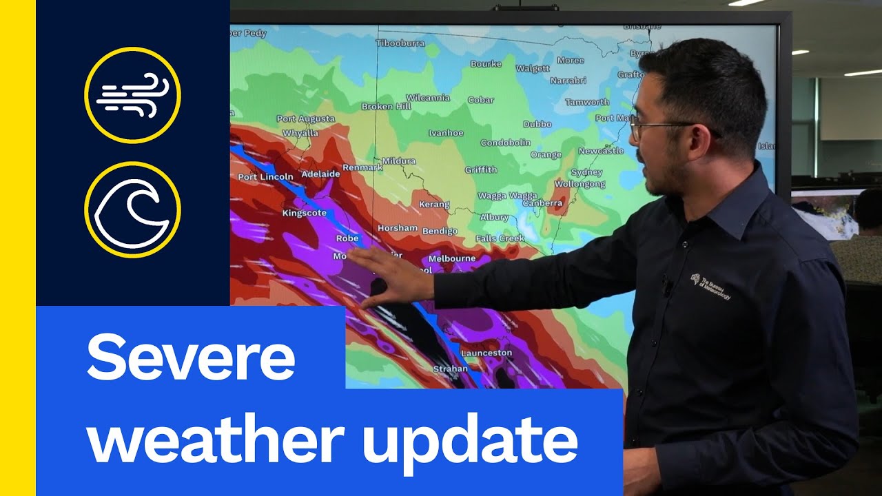 Severe Weather Update: Damaging winds for south-eastern and Western Australia