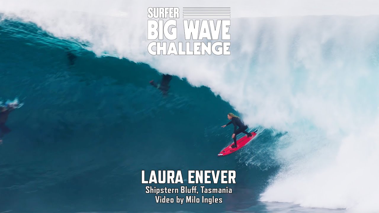 Laura Enever at Shipsterns – SURFER Big Wave Challenge 2023/24 Entry