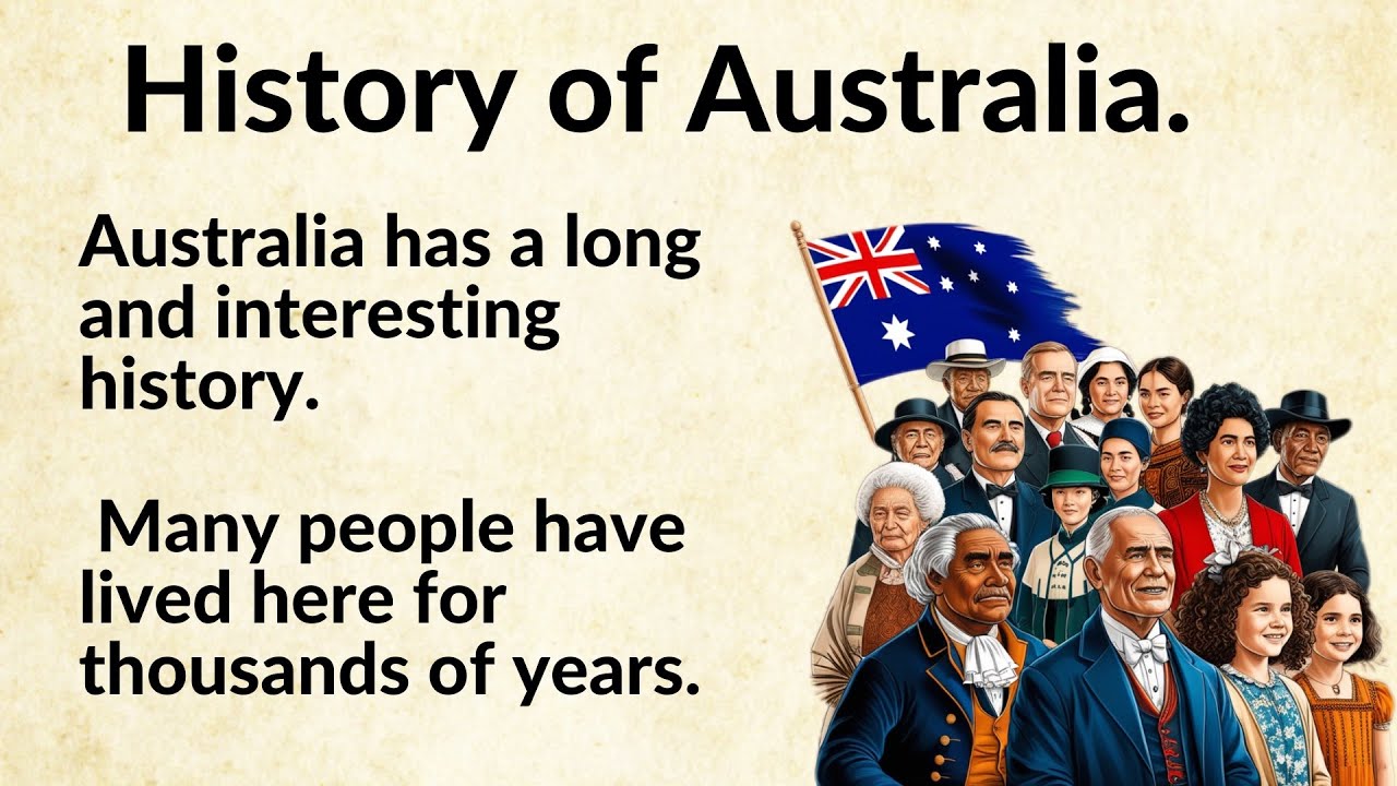 The History of Australia: Easy English for Beginners ✅ English Story ✅