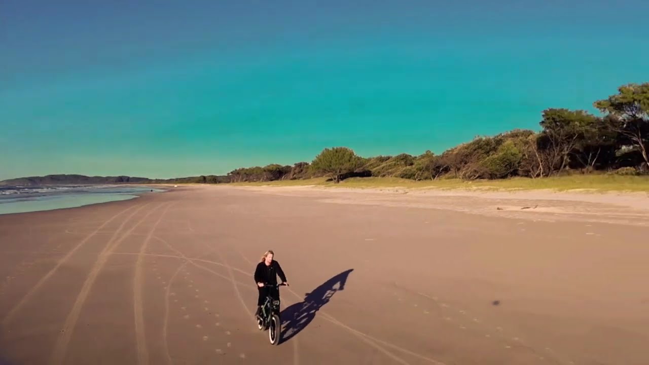 Sledz 2.0 Ezriderz Ebikes – Drone Tallows Beach Byron Bay Australia – FREEDOM